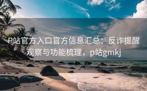 P站官方入口官方信息汇总：反诈提醒观察与功能梳理，p站gmkj