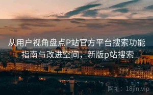 从用户视角盘点P站官方平台搜索功能 指南与改进空间，新版p站搜索