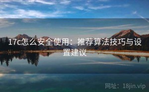 17c怎么安全使用：推荐算法技巧与设置建议