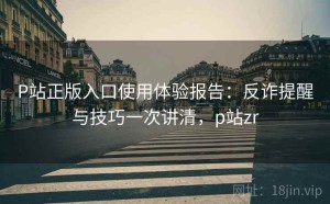 P站正版入口使用体验报告：反诈提醒与技巧一次讲清，p站zr