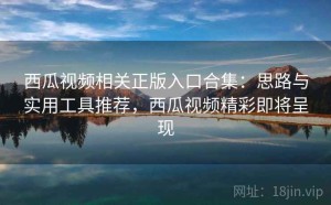西瓜视频相关正版入口合集：思路与实用工具推荐，西瓜视频精彩即将呈现