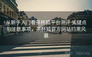 从新手入门看茶杯狐平台测评 关键点与注意事项，茶杯狐官方网站扫黑风暴