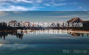 P站正版收录提升怎么选 更稳妥的指南方案，p站收藏搜索技巧