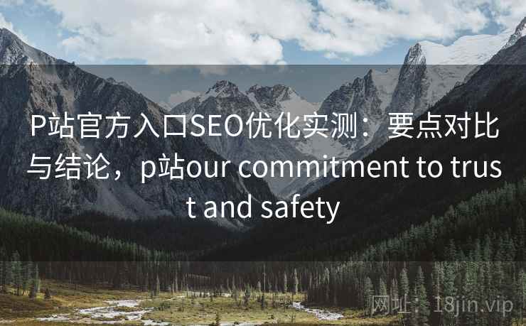 P站官方入口SEO优化实测：要点对比与结论，p站our commitment to trust and safety