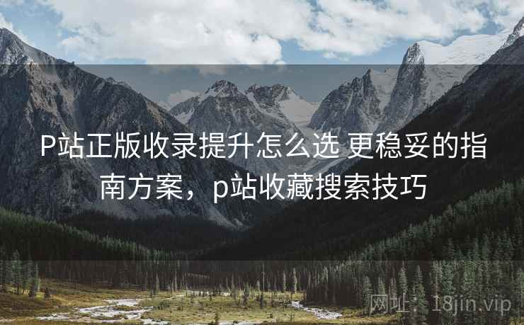 P站正版收录提升怎么选 更稳妥的指南方案，p站收藏搜索技巧