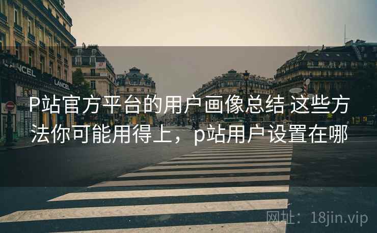 P站官方平台的用户画像总结 这些方法你可能用得上,p站用户设置在哪 P站官方平台的用户画像总结 这些方法你可能用得上,p站用户设置在哪