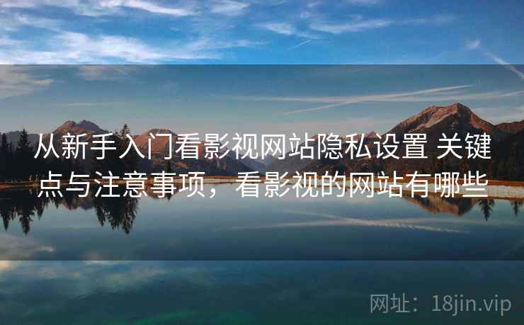 从新手入门看影视网站隐私设置 关键点与注意事项,看影视的网站有哪些 从新手入门看影视网站隐私设置 关键点与注意事项,看影视的网站有哪些