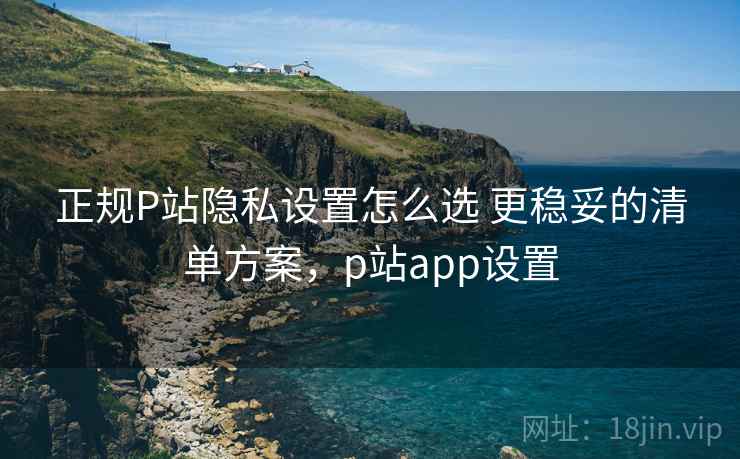 正规P站隐私设置怎么选 更稳妥的清单方案,p站app设置 正规P站隐私设置怎么选 更稳妥的清单方案,p站app设置
