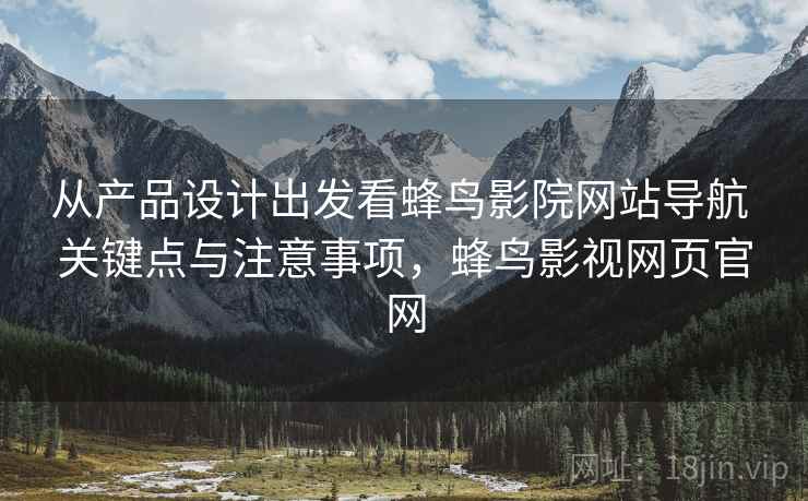 从产品设计出发看蜂鸟影院网站导航 关键点与注意事项，蜂鸟影视网页官网